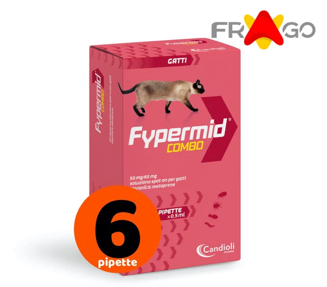 FYPERMID Combo Gatto 3 Pipette → Antiparassitario Spot Gatti = Frontline Combo