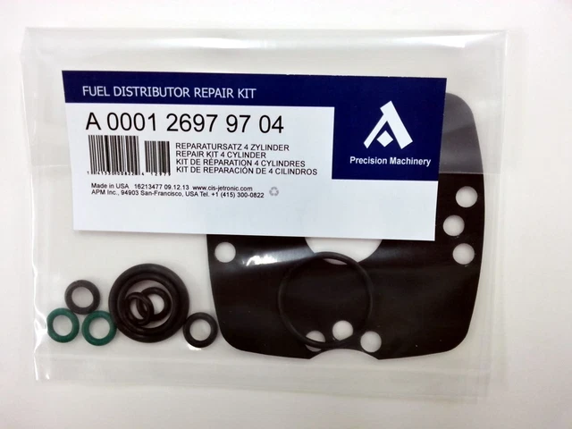 Quantity Divider Repair Kit for All Bosch 8 Cylinder K-Jetronic Aluminium Compatible with Mercedes SL SEC SEL SE 500 450 380 Porsche