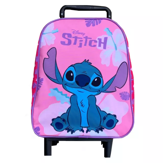 Zaino Trolley Estensibile Disney Lilo E Stich Borsa Da Scuola Zainetto Asilo