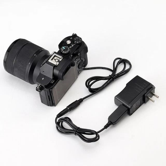 NP-FW50 Dummy Battery AC-PW20 AC Adapter Power Supply for A6500 A7 A7R Cameras