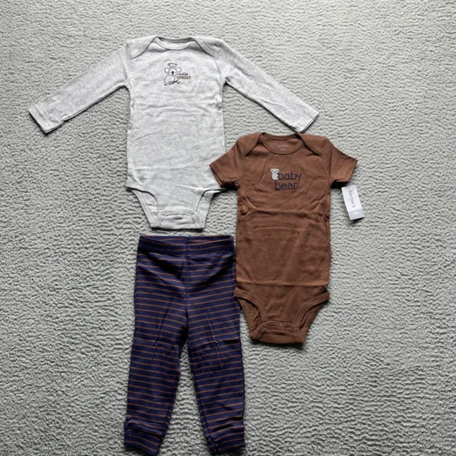 Carters Baby Boy Pants T Shirt Set 18 Months Brown Koala 3 Piece Outfit Outdoors