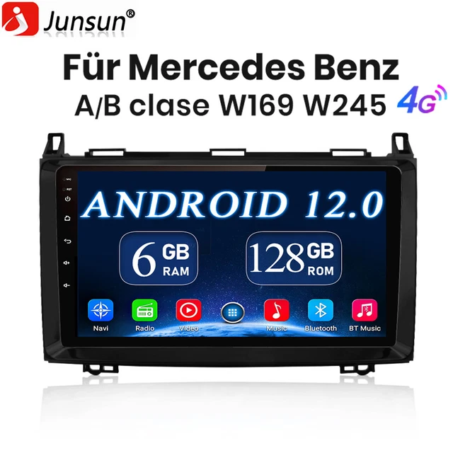 Autoradio Android 9 Pollici Per Mercedes Classe A/B/Vito/Sprinter - Wireless Carplay, 6GB+128GB, GPS, Telecamera Posteriore