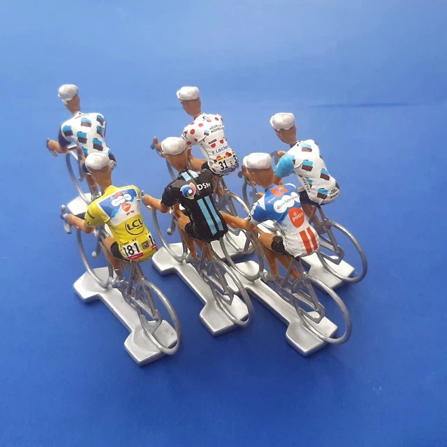 LOT DE 7 coureurs cyclistes Norev en métal pour les magasins Champion EUR 30,00 - FR