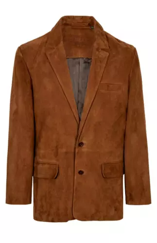 Mans Mens REAL LEATHER DRESS SEXY NUBUCK COAT        A REAL STUNNING COAT