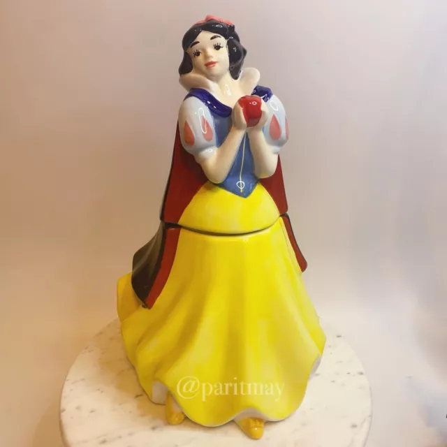 Disney Snow White and The Seven Dwarfs Snow White Ceramic Cookie Jar 13" (NEW)