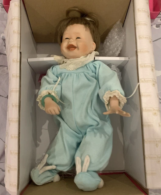 ASHTON DRAKE MY First Tooth Doll By Yolanda Bello Porcelain 5.00