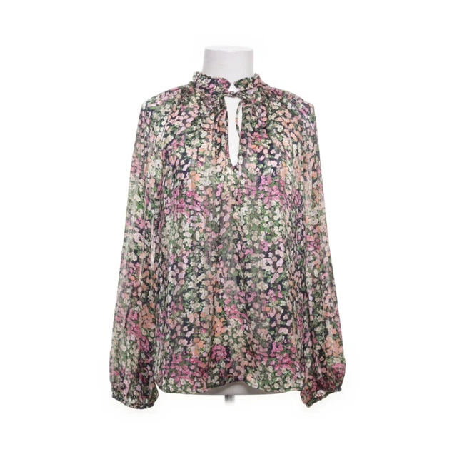 Rubie's Damen Trachtenbluse Rot/Weiß - Dirndl Bluse Mit Puffärmeln