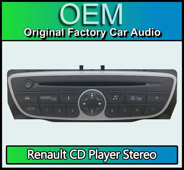 Renault Twingo Lecteur CD, Renault 281150030RT Voiture Stéréo Avec Code Radio