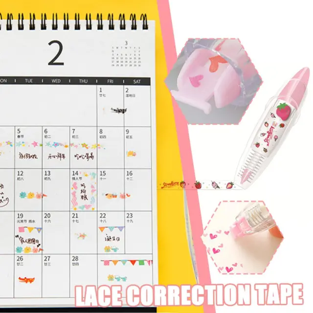 Craftion Multi Decor Roller Lace Correction Tape Stationery DIY Stick.L9 E9L6