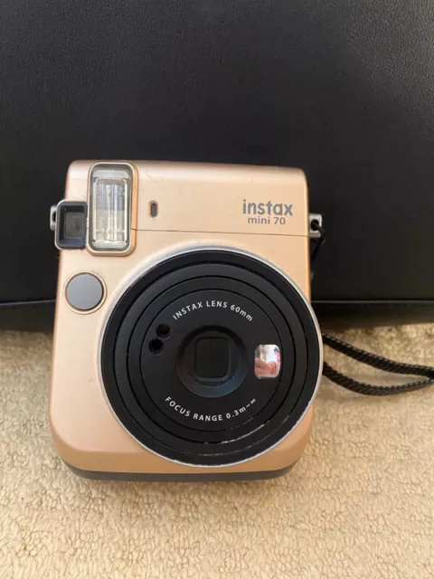 FUJIFILM Instax Mini 70 Gold Instant Film Camera - Super Fast Delivery