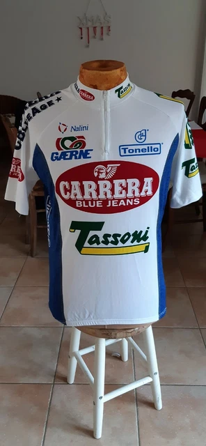 Banesto Miguel Indurain Tour De France vintage Yellow cycling jersey size 5 (XL