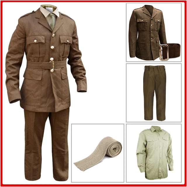 BRITISH ARMY DRESS Uniform No 2 Set Jacket Trousers FAWN Shirt Tie