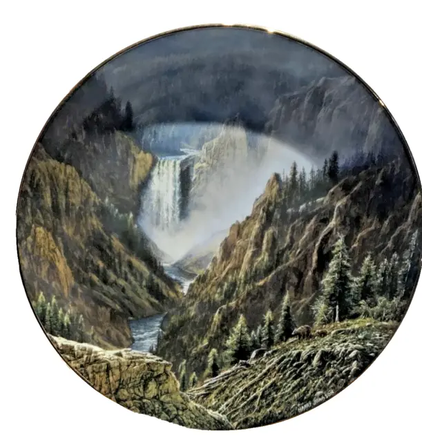 "Yellowstone River" AMERICA THE BEAUTIFUL by Harry Johnson W.S.George Plate.