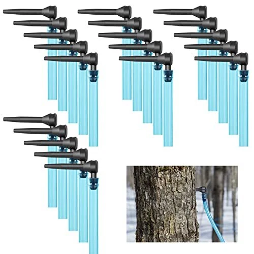 20Set Maple Syrup Tapping Kit - Maple Tree Taps and Food Grade Tubing Drop Lines