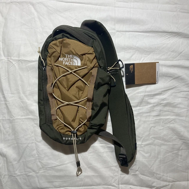 The North Face TNF Borealis Sling Backpack: Green/Brown -NWT-