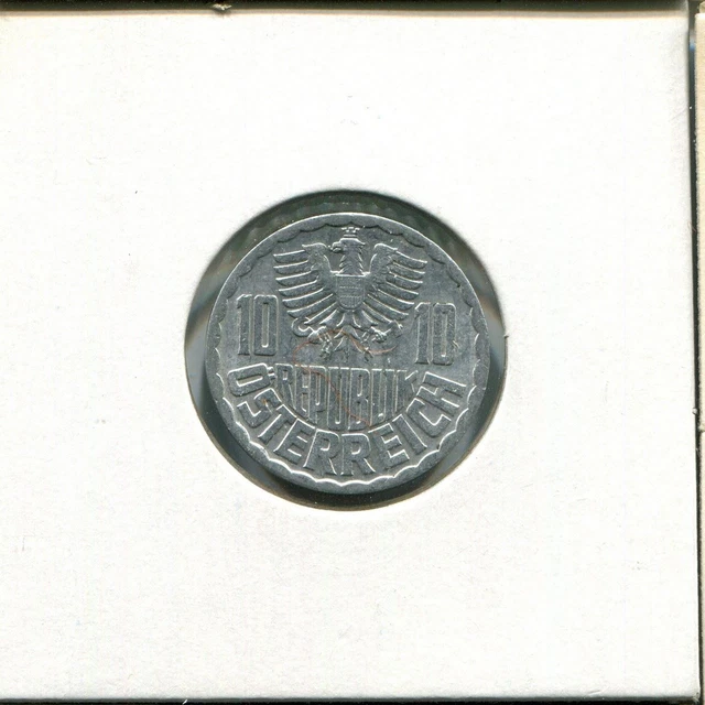 10 GROSCHEN 1963 AUSTRIA Coin #AW838C 2