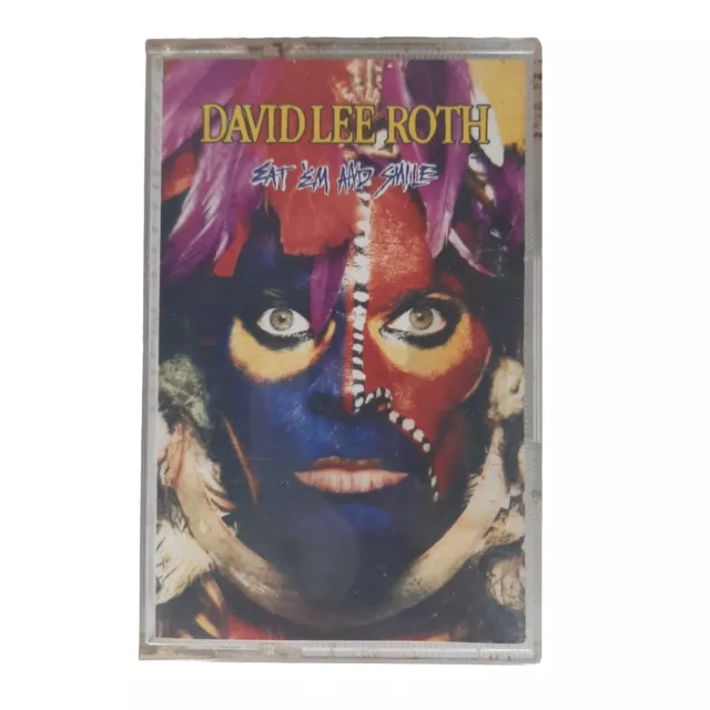 David Lee Roth Cassette Tape Eat Em And Smile Made In USA