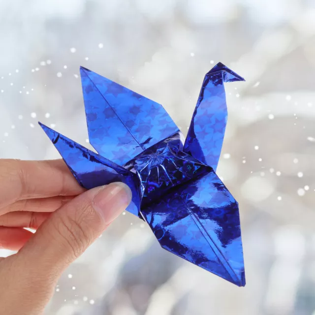 150 piezas cuadrado grúa de origami papel artesanal para niños manualidades