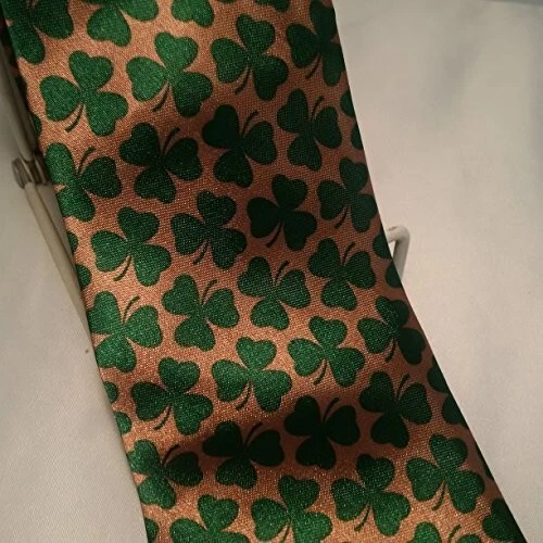Shamrock Tie, Notre Dame Tie, Fighting Irish Tie, St Patrick's Day Tie