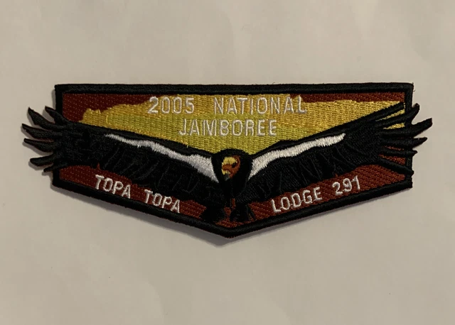 OA Topa Topa Lodge 291 2005 National Jamboree Flap Mint
