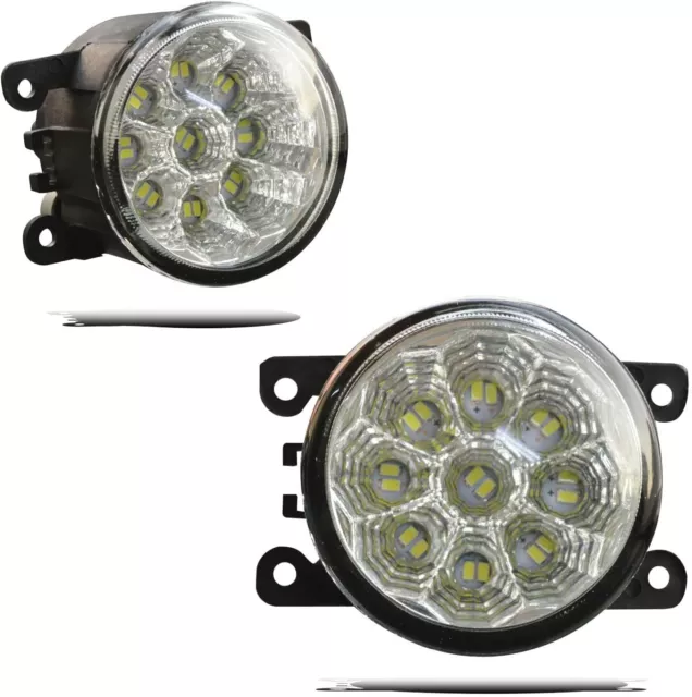 Par De LED Niebla Luz Montaje Adecuado para Maruti Suzuki Swift Antiguo 2007A