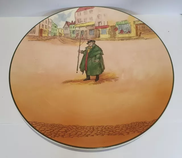 Royal Doulton Series Ware " Dickens - Tony Weller " Large Plate / Charger 34 cm