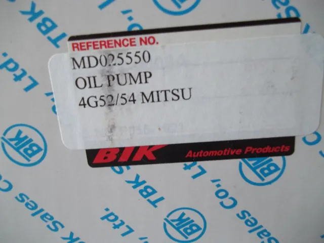 Mitsubishi MD025550, OIL PUMP (4G52,4G54 Engines) Forklift FGC25