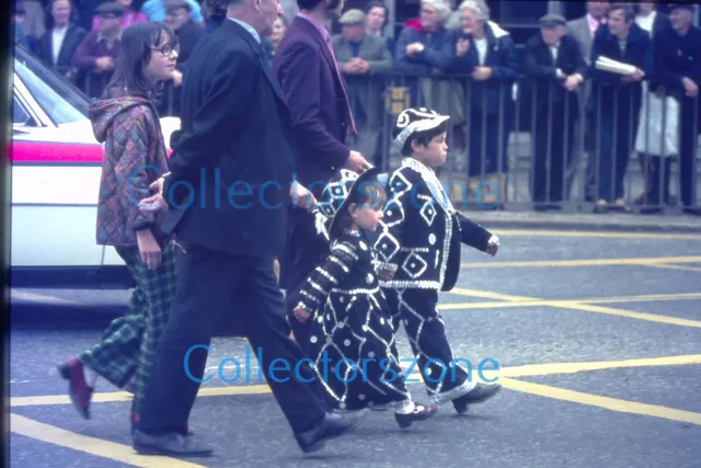 35mm Slide 1970's Doncaster Miners Rally Parade Pearly Children Slide 9