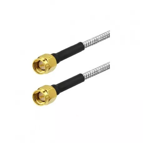 Câble coaxial rigide RG402 avec SMA Male - SMA Male très faible perte 15cm