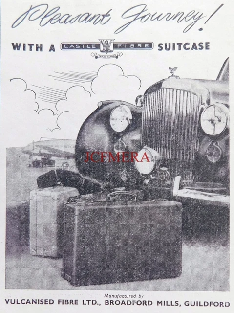 Valise vintage en fibre vulcanisée | Selency