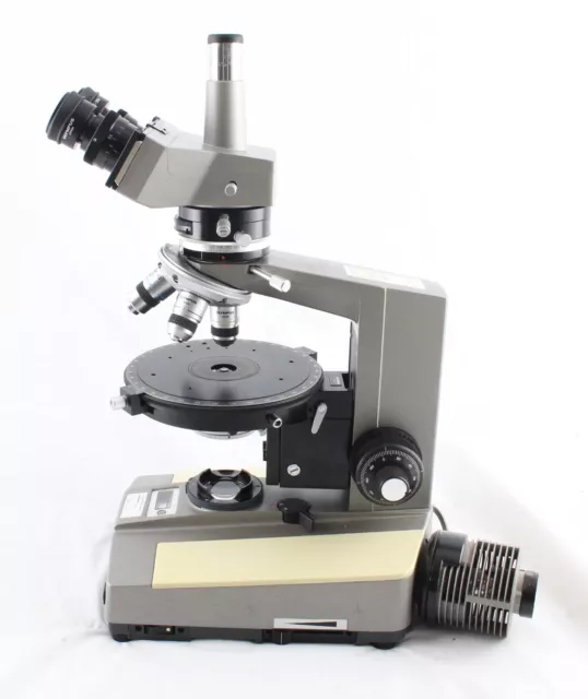 Olympus BH Petrographic POL Polarizing Trinocular Microscope 4x 10x 20x 40x