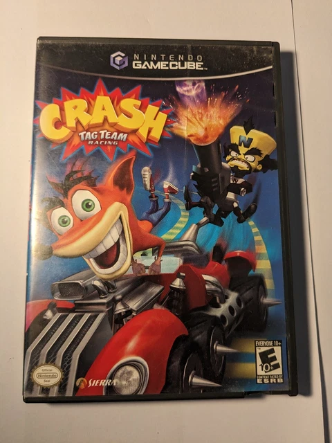 CRASH TAG TEAM Racing Nintendo Gamecube Complete Cib Authentic Tested ...