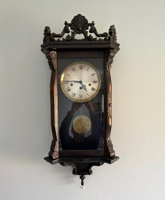 Orologio a pendolo da parete meccanico 31 giorni 7036