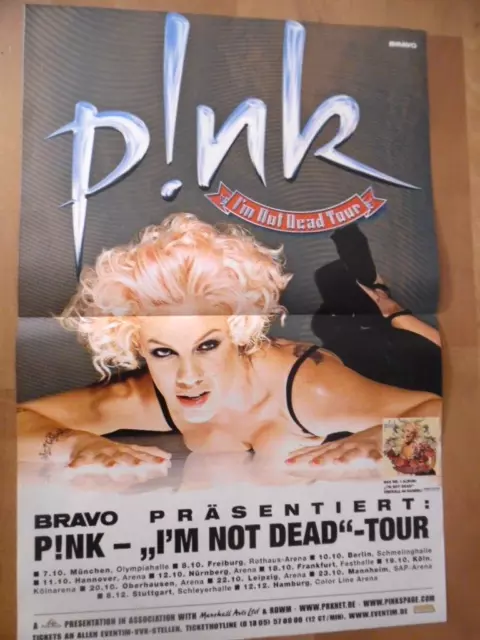 PINK + FLER --- Bravo-Poster 42 x 28 cm Clipping B 684