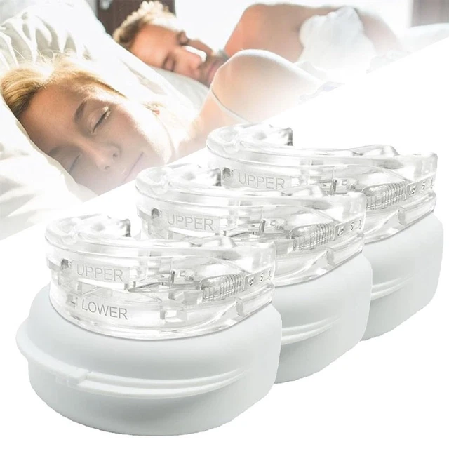 Einstellbar Mundschutz Transparent Prothese Tragbar Zahn aufhellung  Schlafen