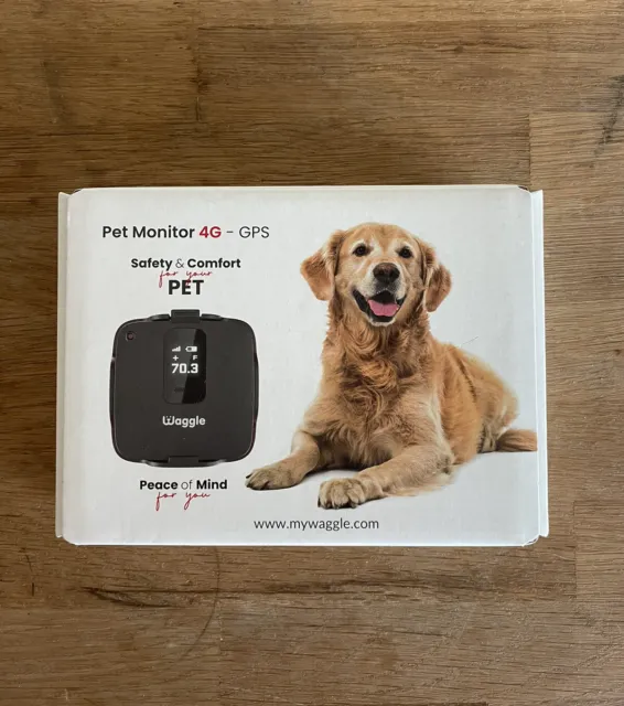 Waggle Pet Monitor 4G GPS Dog Safety Temperature and Humidity Monitor System