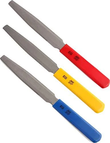 Tapered Nut Files Double Edge Nut Slotting Files Set Fret Crowning Files Luth...