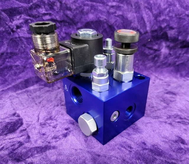 MONSTER BLUE DUMP Lowrider Hydraulics Italian Gate Solenoid Valve READ