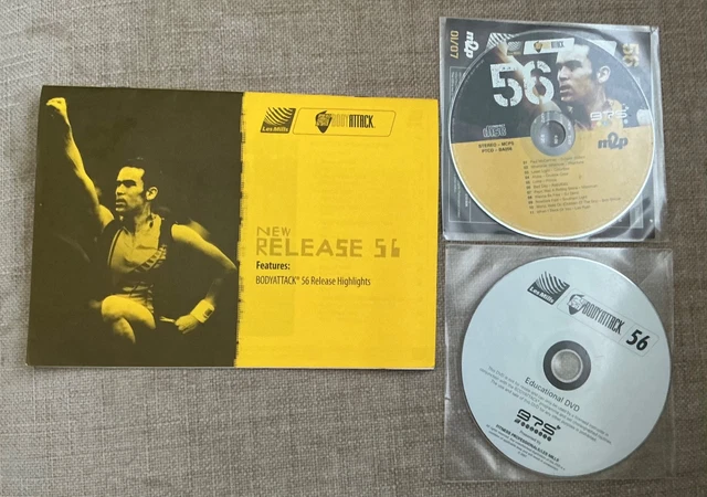 BODY ATTACK 78 Les Mills Workout CD, DVD Notes £29.81 - PicClick UK