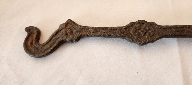 Antique Vintage Ornate Cast Iron Brass Plant Hanger Hooks Decorative (Lot of 3) 3