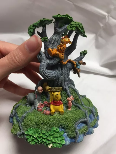 Winnie the Pooh and Friends Figurine WITHOUT GLASS DOME