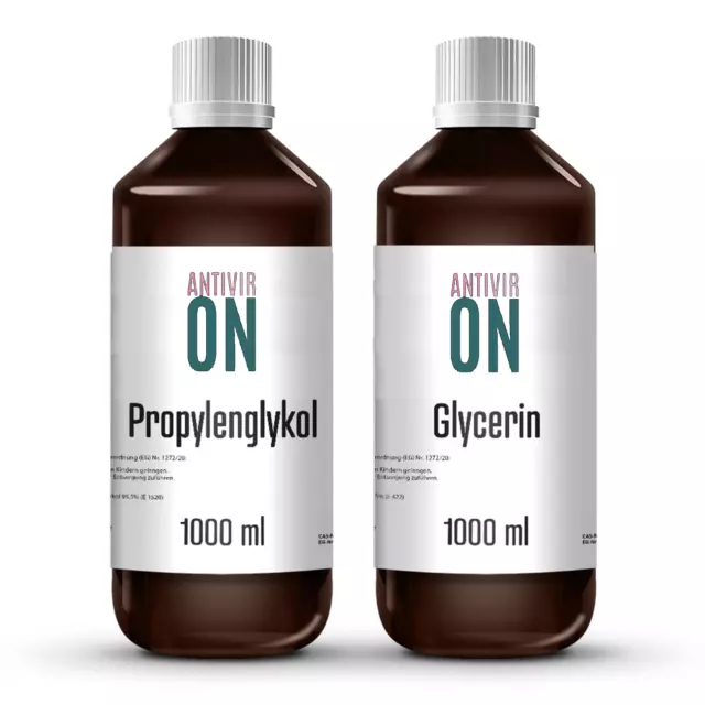 Bundle VPG Antiviron 1L VG Glycerin Glyzerin + 1L PG Propylenglykol Propylene