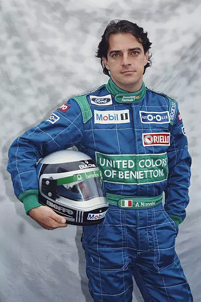 PORTRAIT OF ALESSANDRO Nannini Of Italy Driver Of Benetton Old F1 ...