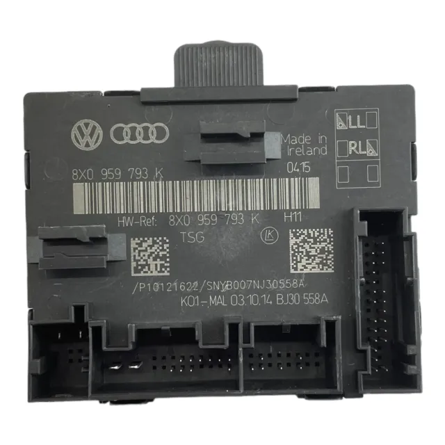 Module de commande de porte Audi A1 8X 8X0959793K