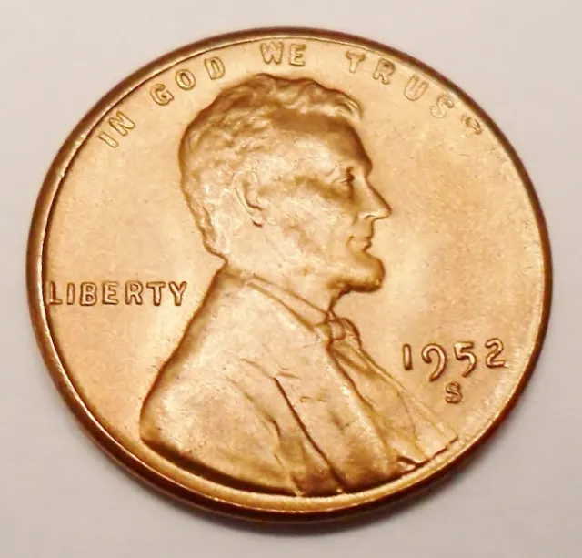 1952 S Lincoln Wheat Cent / Penny   *FINE OR BETTER*    **FREE SHIPPING**