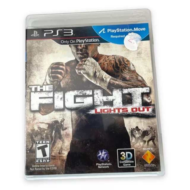 The Fight: Lights Out (Sony PlayStation 3, 2010) PS3 Complete With Manual