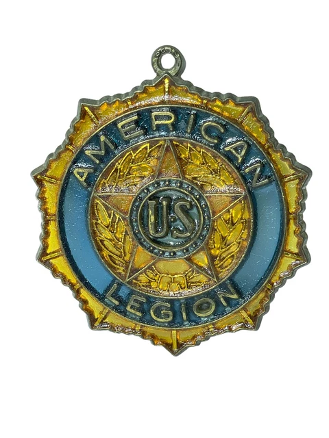 2 Stained Glass American Legion Window Hanger Decoration Auxiliary 2