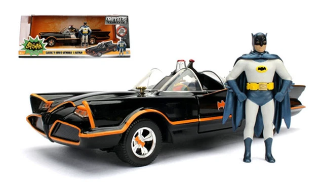 Jada Toys Batmobil 1:32 Mit Batman-Figur – Detailgetreues Die-Cast Modell Aus Der TV-Serie