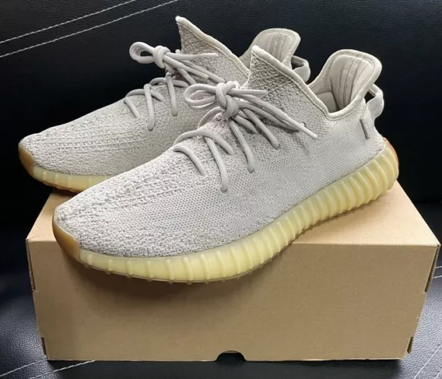 Yeezy Boost 350 V2 Sésamo EU 46 2/3 EE. UU. 12 REINO UNIDO 11,5 Como Nuevo Adidas Originales