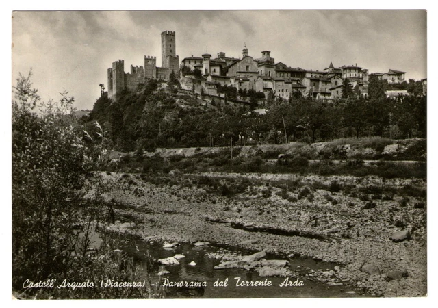 Cartolina - Repubblica - 1962 - Castell'Arquato (Piacenza) - Panorama - FG - VG